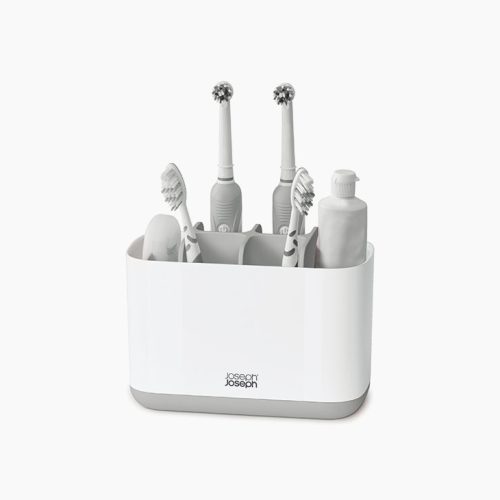 EasyStore™ Large Light Gray Toothbrush Holder