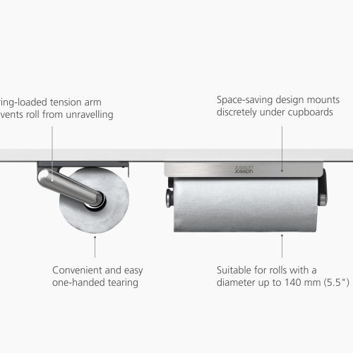 8500004 RollGrip UnderShelfKitchenRollHolder